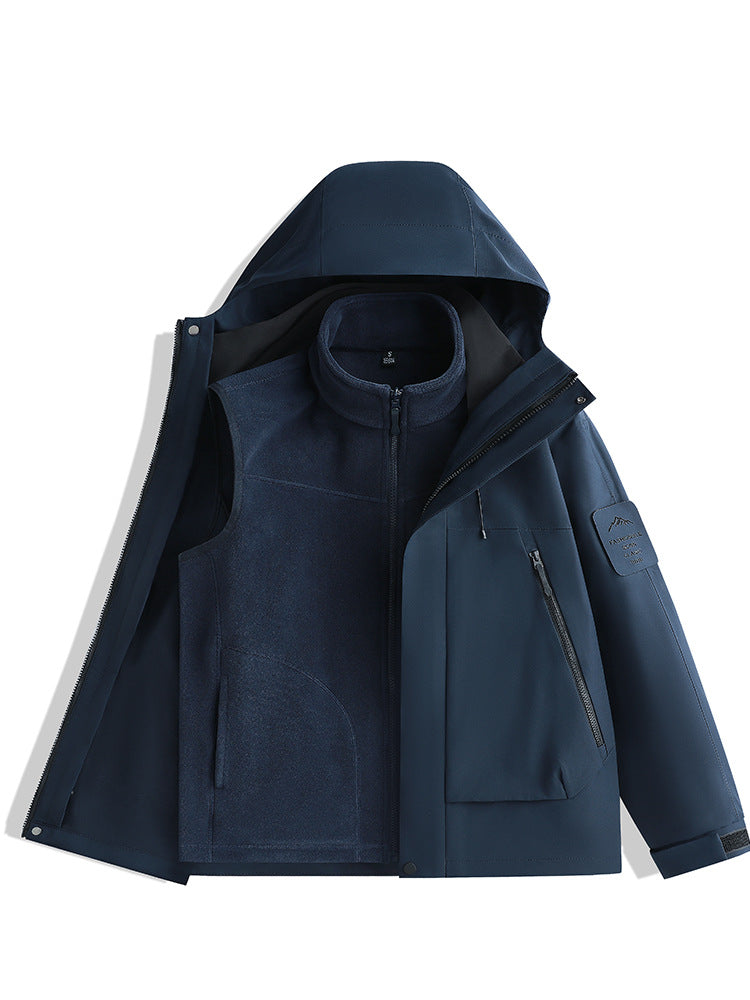 3-in-1 Outdoorjacke mit herausnehmbarer Fleeceweste