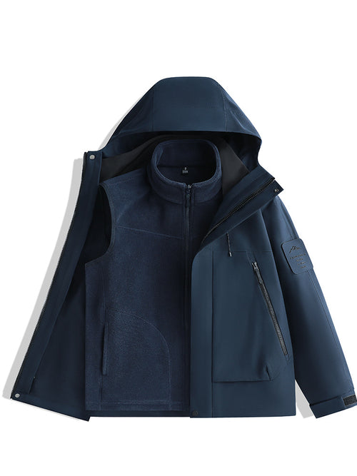 3-in-1 Outdoorjacke mit herausnehmbarer Fleeceweste