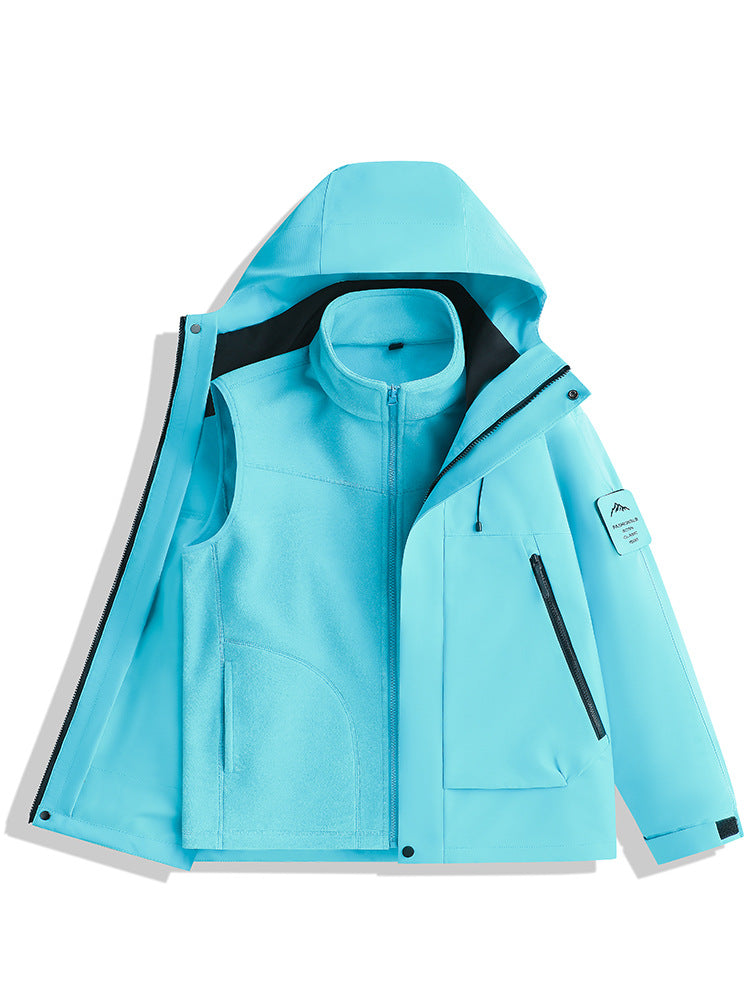 3-in-1 Outdoorjacke mit herausnehmbarer Fleeceweste