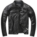 Herren-Bikerjacke aus echtem Rindsleder