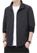 Leichte Herrenjacke mit Stehkragen