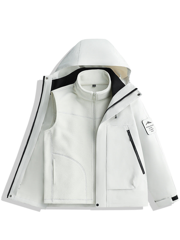 3-in-1 Outdoorjacke mit herausnehmbarer Fleeceweste