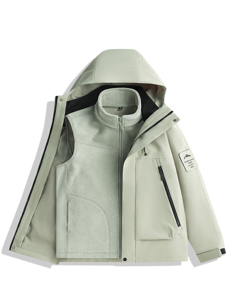 3-in-1 Outdoorjacke mit herausnehmbarer Fleeceweste