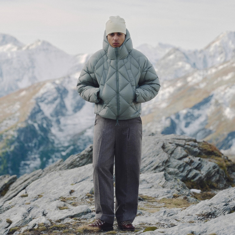 Unisex-Pufferjacke mit Kapuze