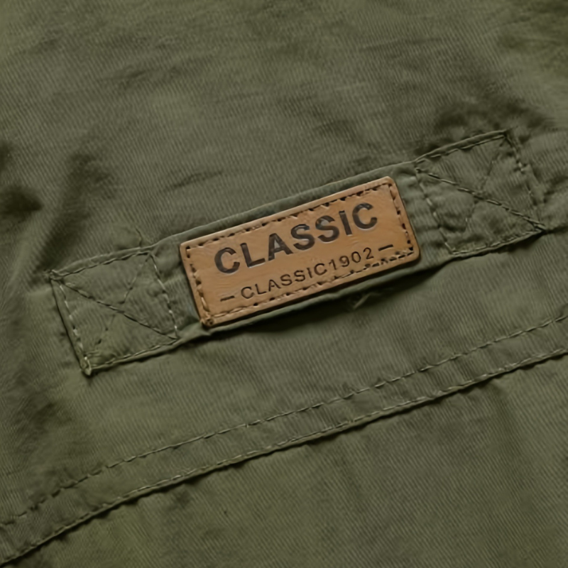 Herren Outdoor-Übergangsjacke mit abnehmbarer Kapuze