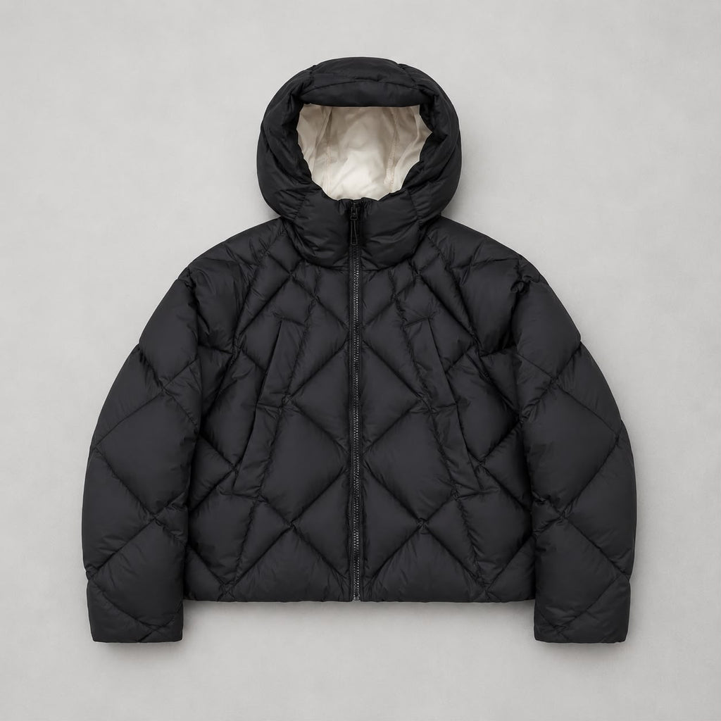 Unisex-Pufferjacke mit Kapuze
