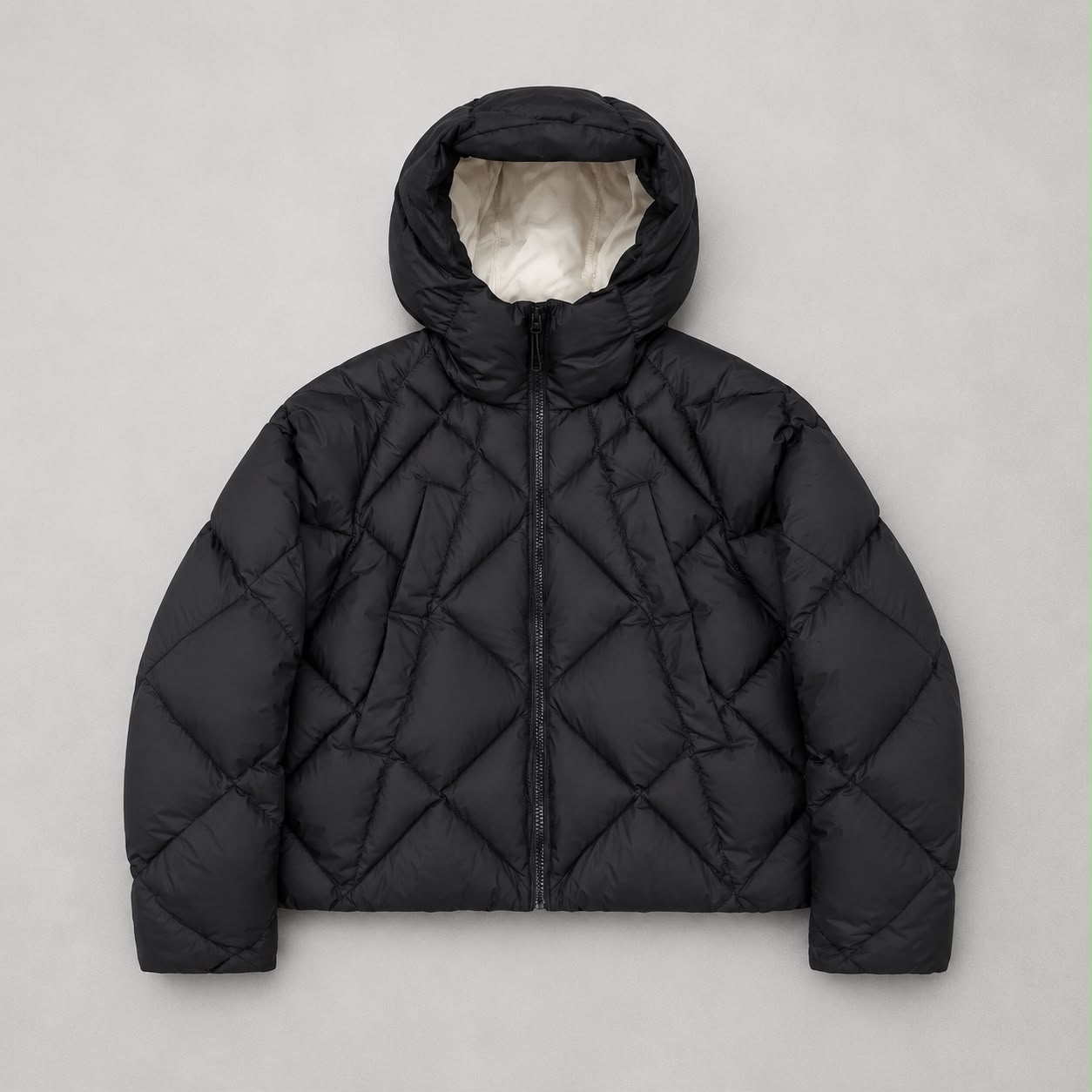 Unisex-Pufferjacke mit Kapuze