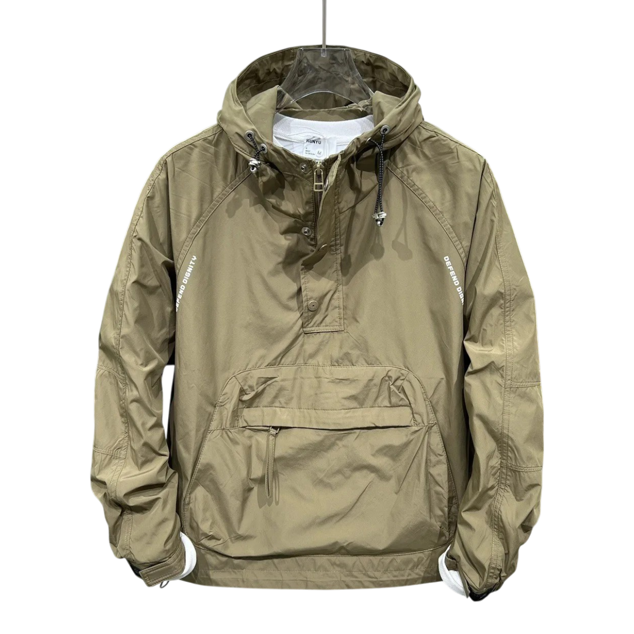 Wasserfeste Herrenjacke mit Kapuze